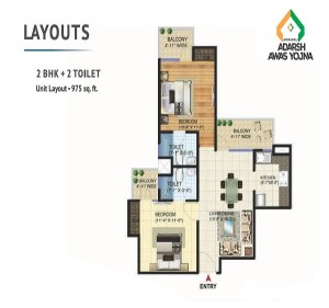 amrapali adarsh awas yojna floor plan , amrapali adarsh awas yojna