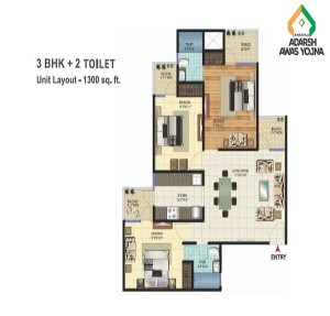 amrapali adarsh awas yojna floor plan , amrapali adarsh awas yojna
