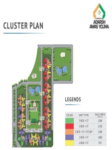 amrapali adarsh awas yojna site plan , amrapali adarsh awas yojna