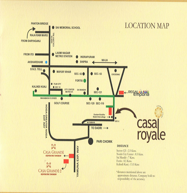casa royale location map , casa royale