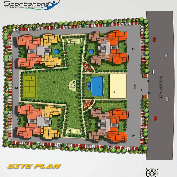 dev sai sports home site plan , dev sai sports home