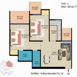 ekdant awal residency floor plan , ekdant awal residency