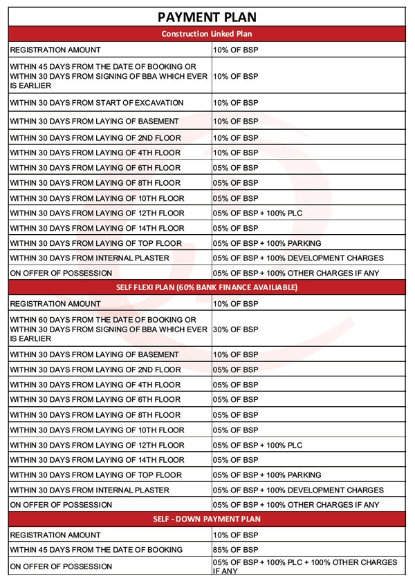 ekdant rawal residency payment plan , ekdant rawal residency