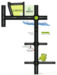 gaur city 14th avenue location map , gaur city 14th avenue