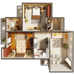 gaur city 1st avenue floor plan , gaur city 1st avenue