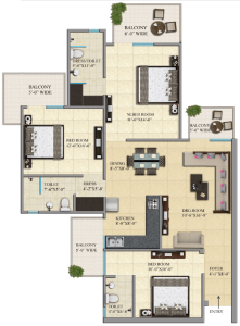 gaur city 1st avenue floor plan , gaur city 1st avenue