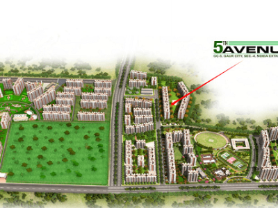 gaur city 5th avenue image