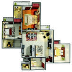 gaur city 6th avenue floor plan , gaur city 6th avenue