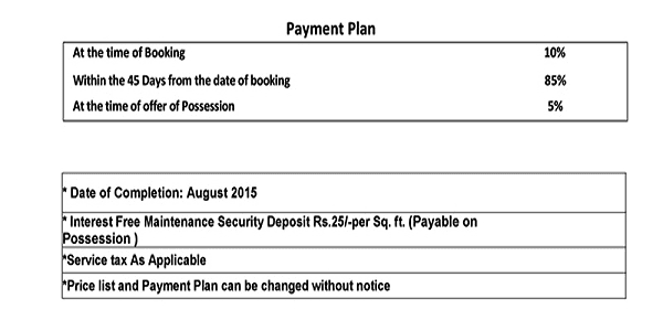 gaur city 6th avenue payment plan , gaur city 6th avenue