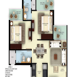 mahagun mywoods phase 3 floor plan , mahagun mywoods phase 3