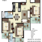 mahagun mywoods phase 3 floor plan , mahagun mywoods phase 3