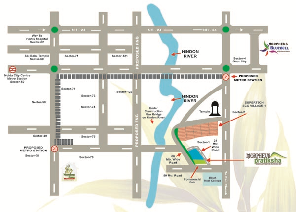 morpheus pratiksha location map , morpheus pratiksha