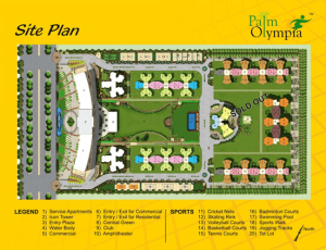 palm olympia site plan , palm olympia