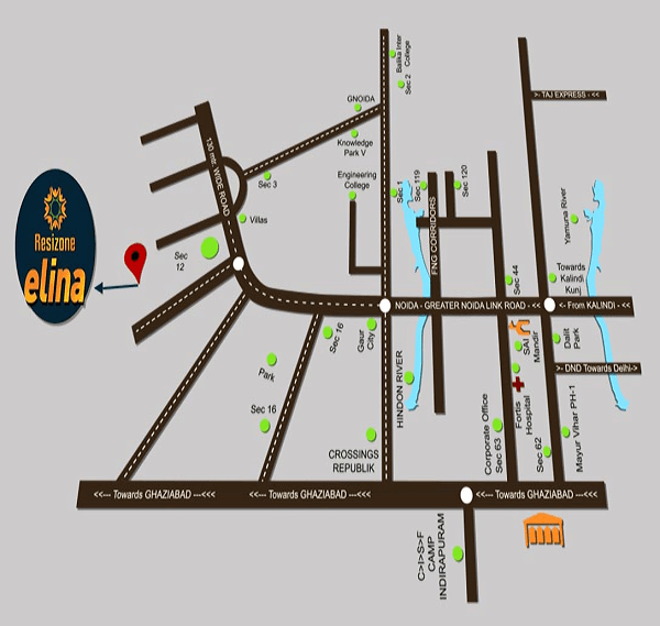 resizone elina location map , resizone elina
