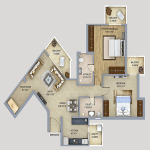 shri radha sky garden floor plan , shri radha sky garden