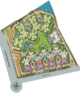 shri radha sky garden site plan , shri radha sky garden