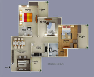 supertech eco village 1 floo plan , supertech eco village 1