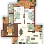Ajnara fragrance floor plan , Ajnara fragrance