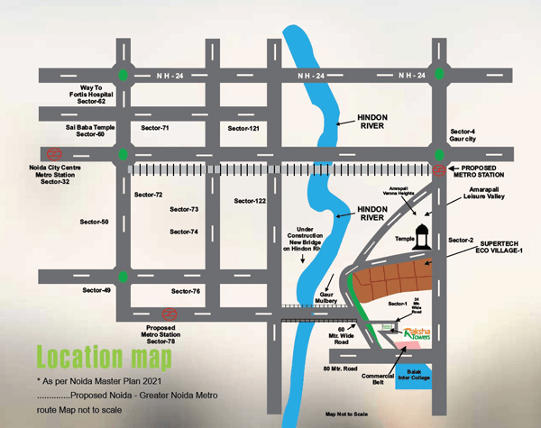 afowo raksha towers location map , afowo raksha towers