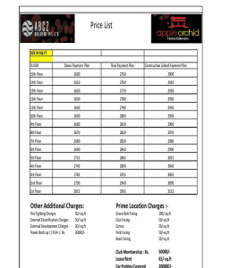 apple orchid price list , apple orchid