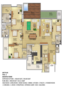 gaur amantha floor plan , gaur amantha