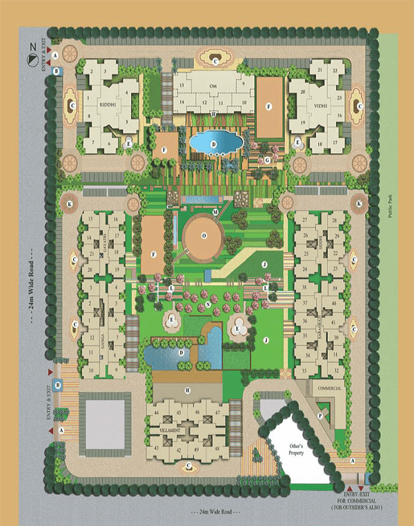 mahagun mantra 2 site plan , mahagun mantra 2