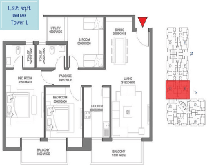 meghdutam encore floor plan , meghdutam encore