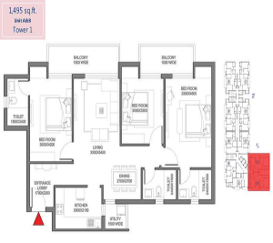 meghdutam encore floor plan , meghdutam encore