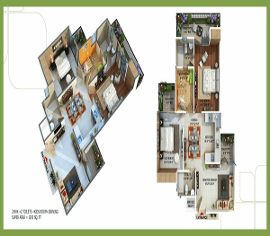 omkar royal nest floor plan , omkar royal nest 