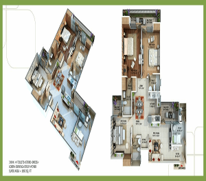 omkar royal nest floor plan , omkar royal nest