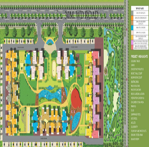 omkar royal nest site plan , omkar royal nest