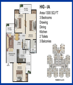 panchsheel pinnacle floor plan , panchsheel pinnacle