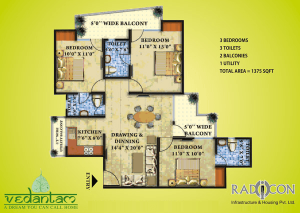 radicon vedantam floor plan , radicon vedantam