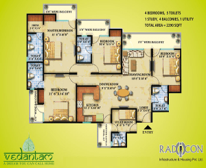 radicon vedantam floor plan , radicon vedantam
