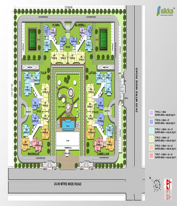 sikka kirat greens site plan , sikka kirat greens