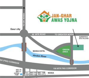 Jan Ghar Awas Yojna location-map