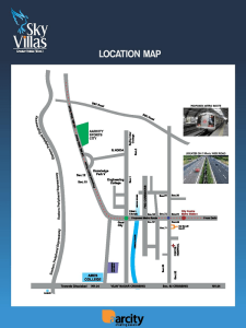 aarcity sky villas location map , aarcity sky villas