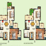 amrapali courtyard floor plan , amrapali courtyard