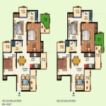 amrapali courtyard floor plan , amrapali courtyard