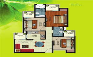 earthcon sparsh floor plan , earthcon sparsh