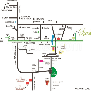 earthcon sparsh location map , earthcon sparsh