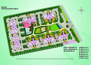 gaur city 12th avenue site plan , gaur city 12th avenue