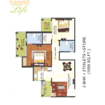 gayatri life floor plan , gayatri life