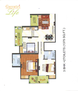gayatri life floor plan , gayatri life