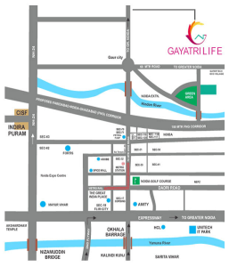 gayatri life location map , gayatri life