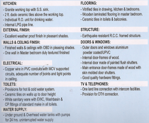 jan ghar awas yojna specification , jan ghar awas yojna