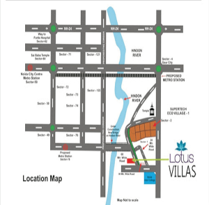 lotus villas location map , lotus villas