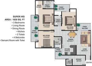 panchsheel greens2 floor plan , panchsheel greens2