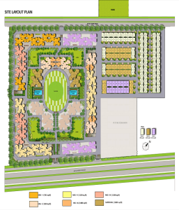 panchsheel greens2 site plan ,panchsheel greens2