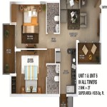 ratan pearls floor plan 2bhk 2toilet 1035 sq.ft